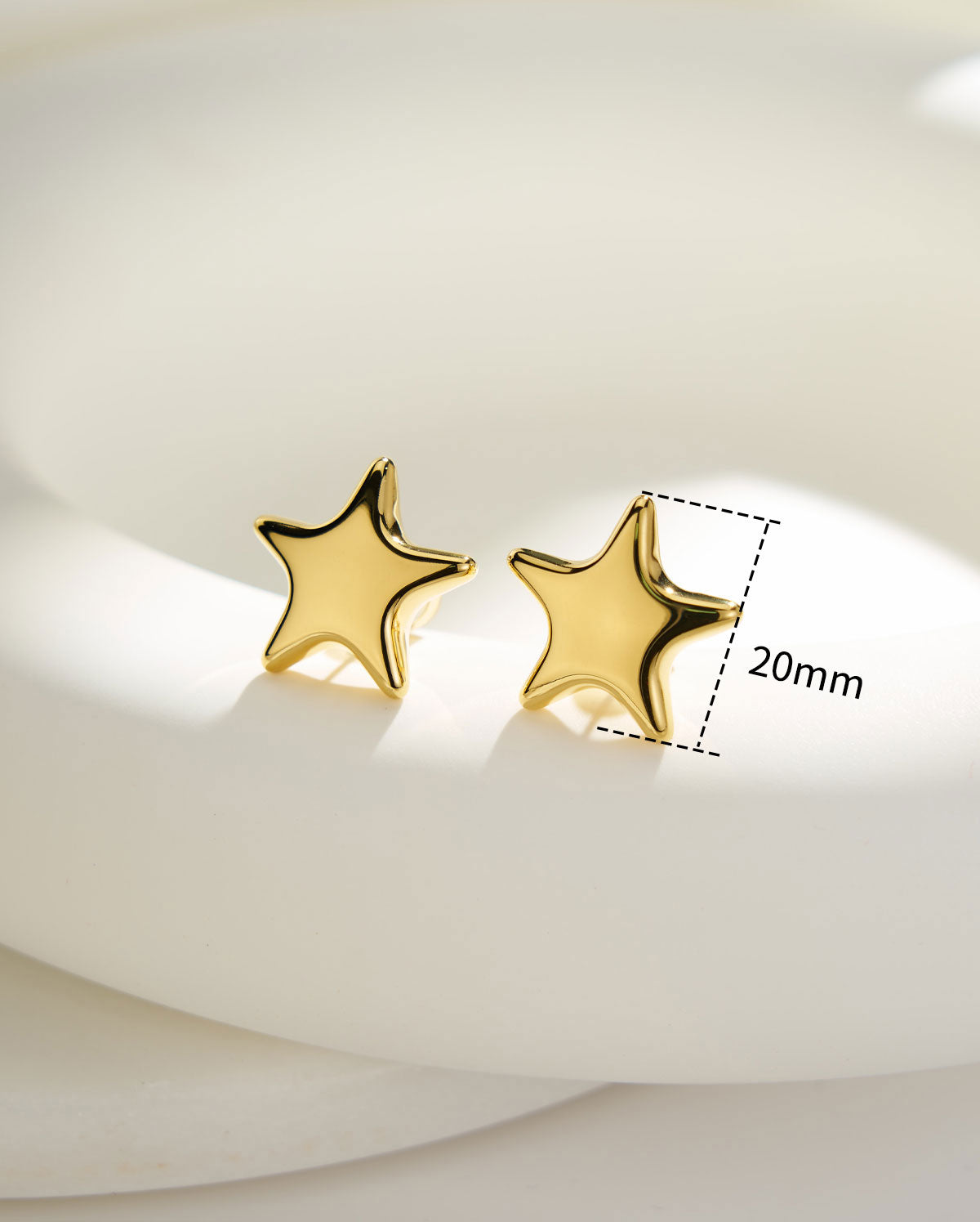 2PCS Bubble-Star Stud Earrings