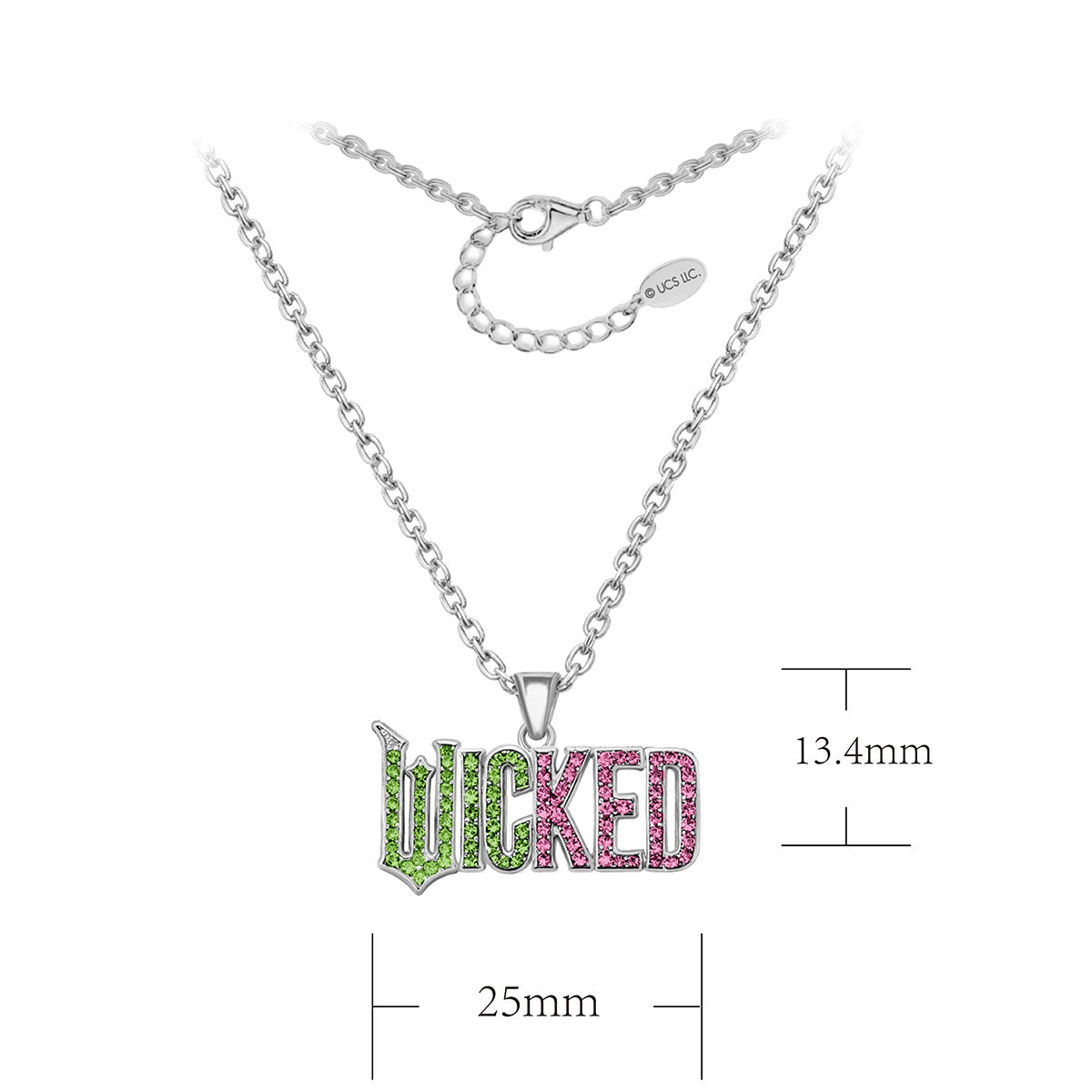 WICKED X OUFER "WICKED" Letter CZ Necklace