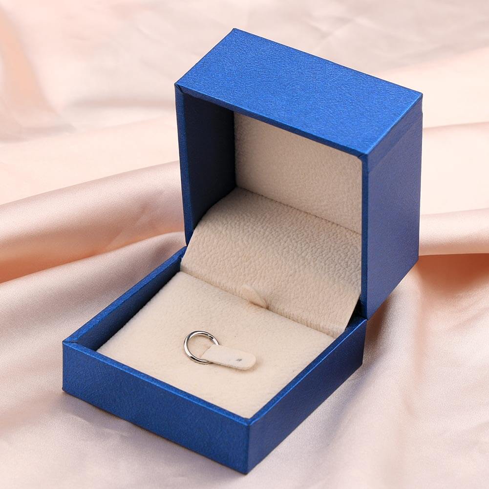 14K White Gold Minimalist Septum Ring