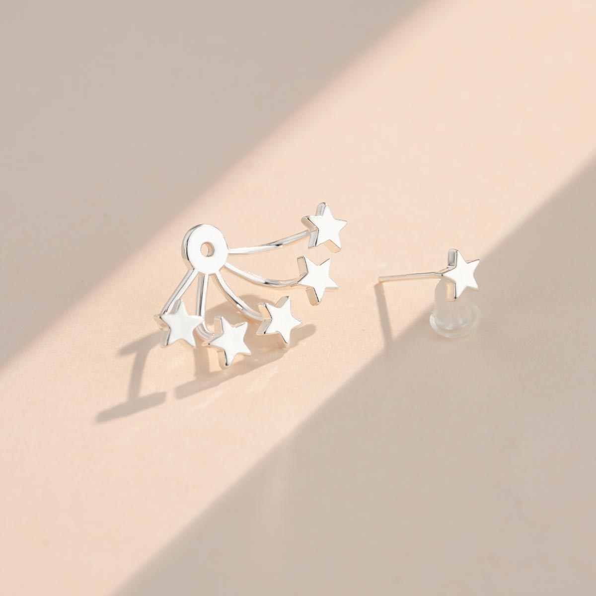 2PCS Elegant Full of Stars Stud Earrings for Women
