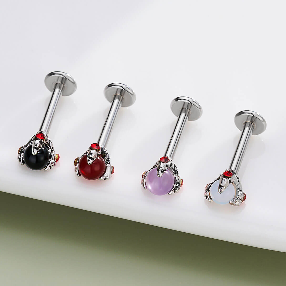 Dragon Internally Threaded Lip Cartilage Stud