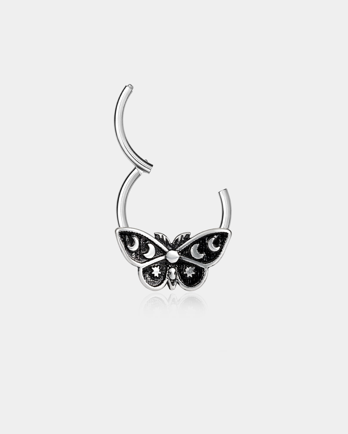 Moon Moth Daith Septum Ring