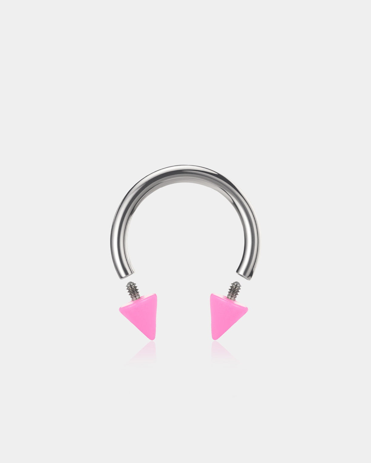 Pink Internally Threaded Titanium CBR Septum Ring Set