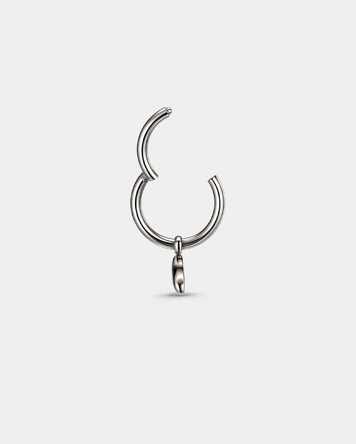 Star Dangle Titanium Helix Hoop