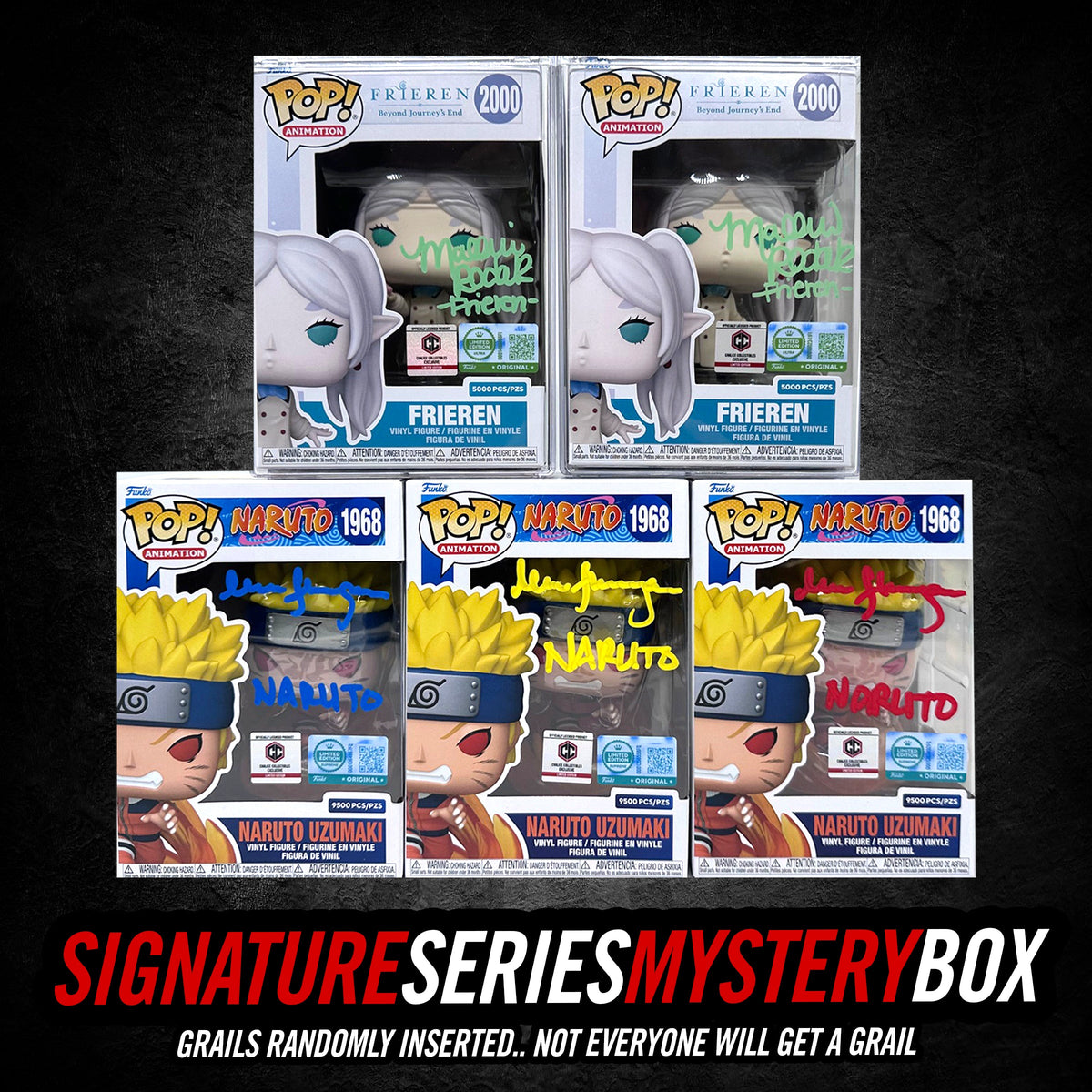 Chalice -Signature Series Mystery Box (AUG 2025) - Chance at 2 Frieren LE5000 Signed Pops