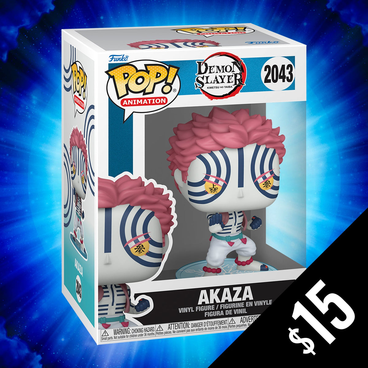 Pre-Order: Funko Pop! Demon Slayer S8: Akaza #2043