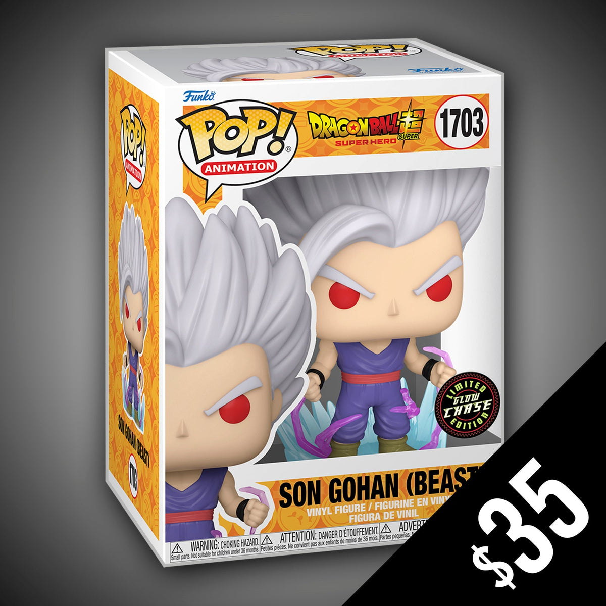 Funko Pop! DBS: Son Gohan (Beast) #1703 (CHASE)