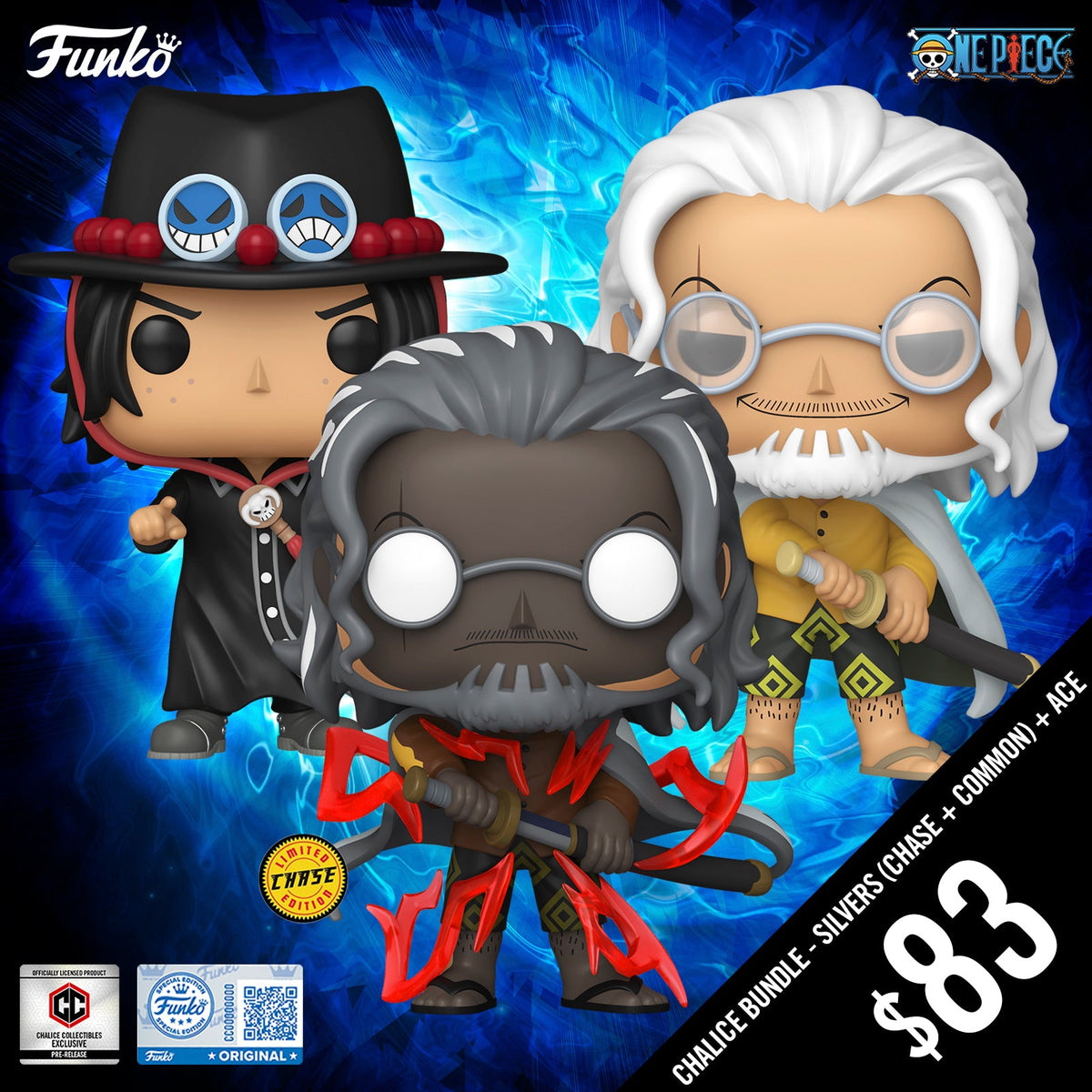 Pre-Order: Funko Pop! One Piece S12: Chalice Exclusive Bundle (3 Pops) (PR)