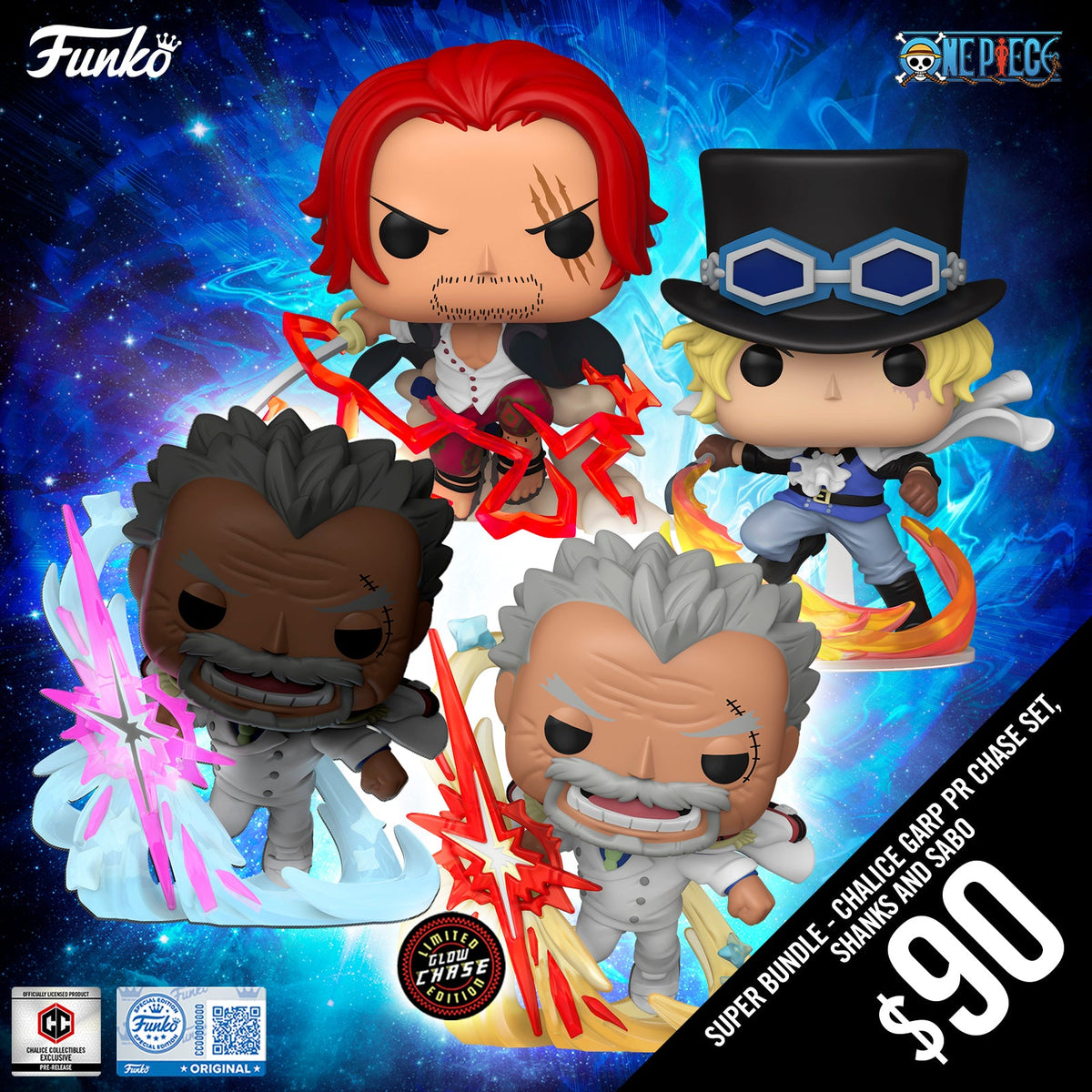 Pre-Order: Funko Pop! One Piece S13: SUPER BUNDLE of 4 Pops