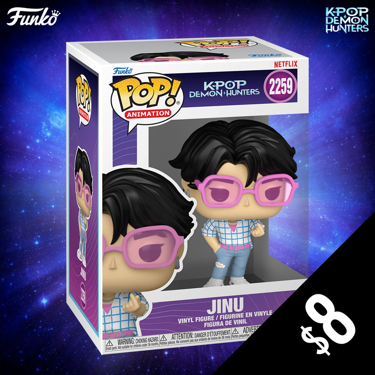 Pre-Order: Funko Pop! KPop Demon Hunter: Jinu (Common Only)