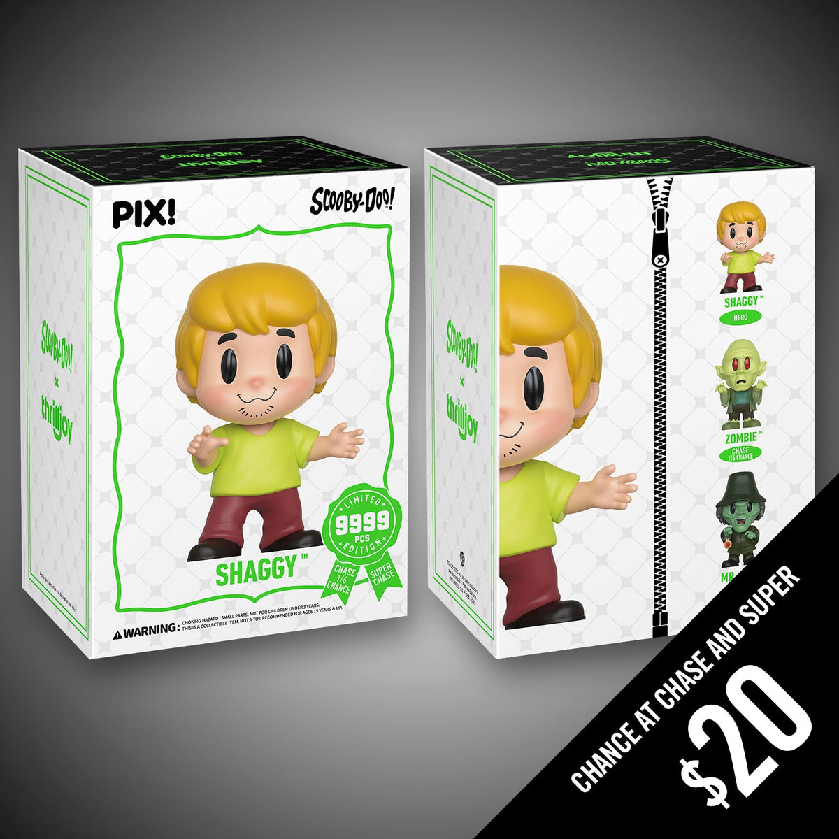 Thrilljoy PIX: Scooby-Doo: Shaggy (LE9999)