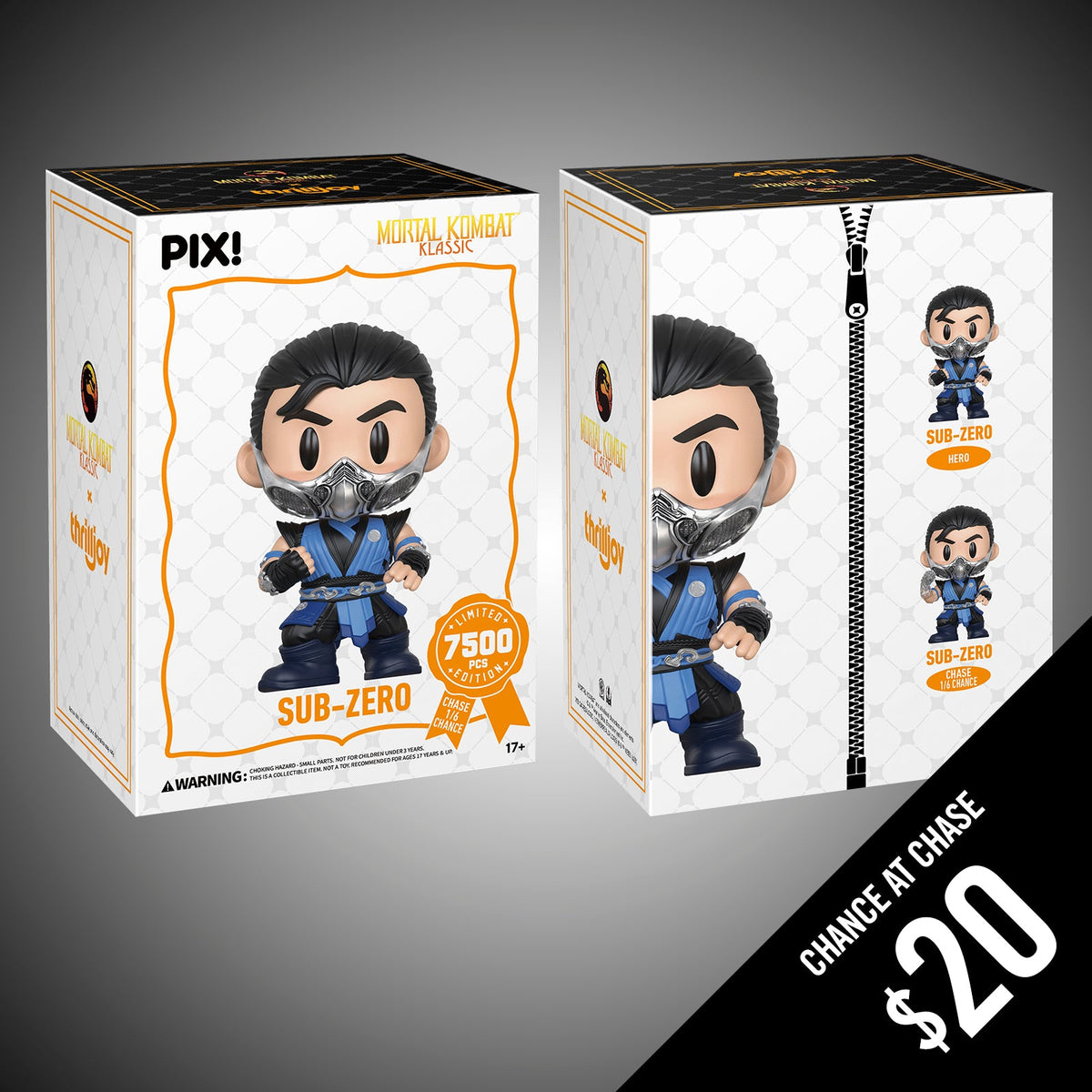 Thrilljoy PIX: Mortal Kombat Klassic: Sub-Zero (LE7500)