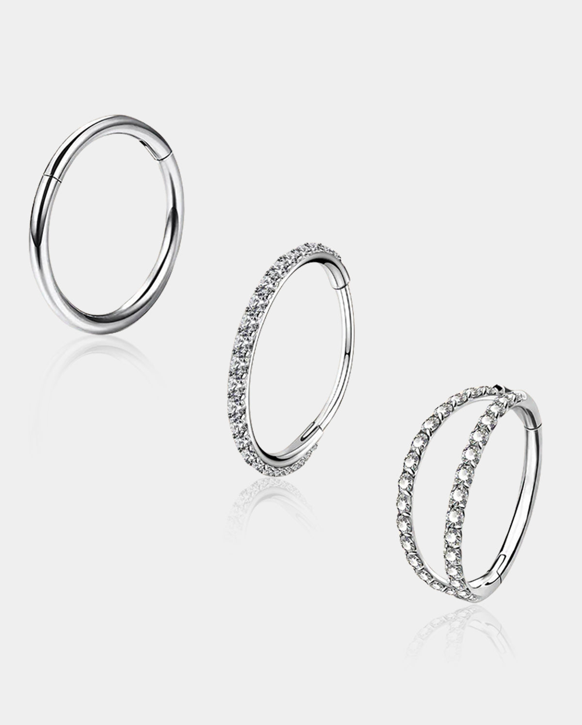 3PCS 20G Classic and Hottest Nose Rings Set