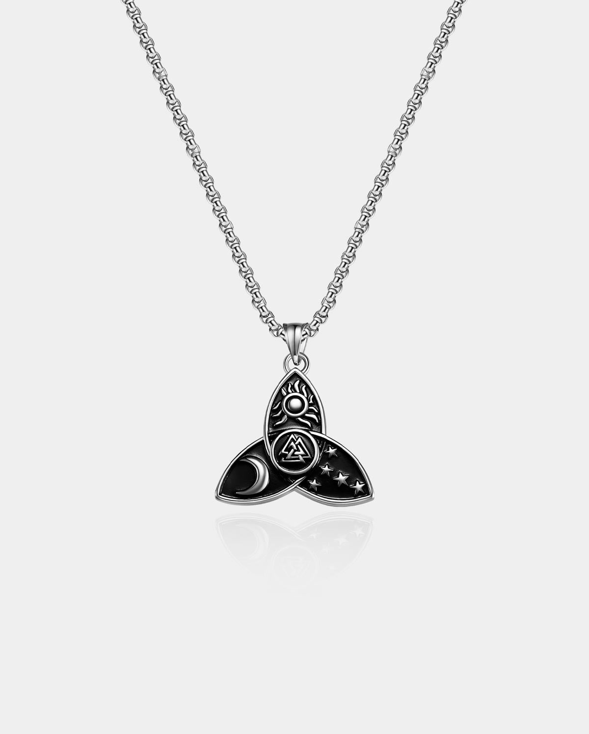 Sun Star Moon Vintage Necklace