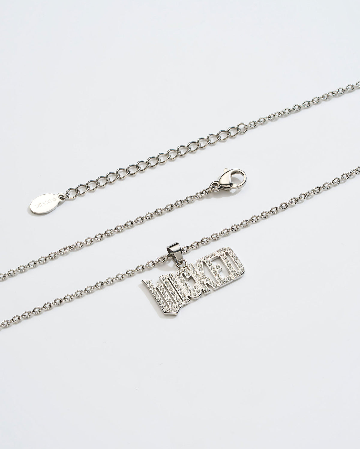 WICKED X OUFER "WICKED" Letter CZ Necklace