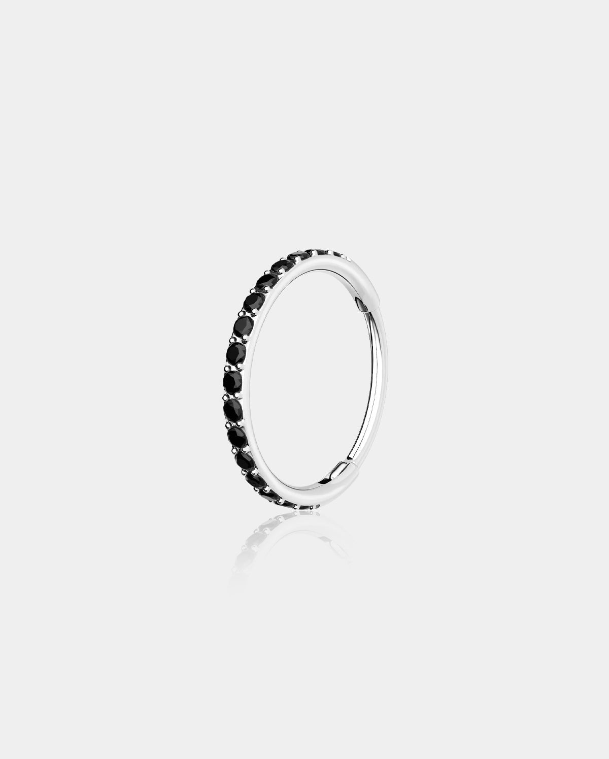 20G CZ Hinged Segment Nose Ring