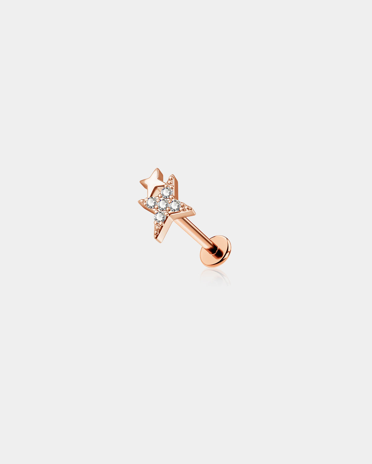 Double Star Internally Threaded Helix Stud