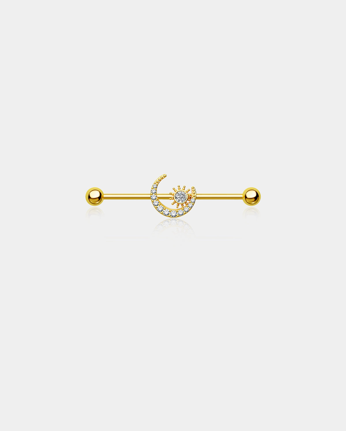 Moon and Sun Industrial Barbell