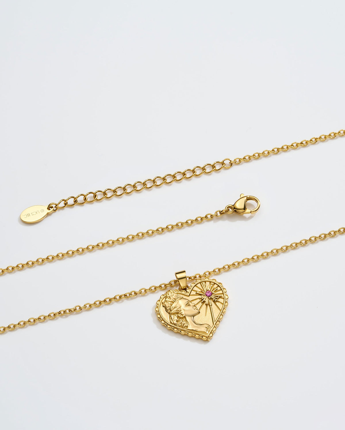 WICKED X OUFER Glinda Portrait Heart Necklace