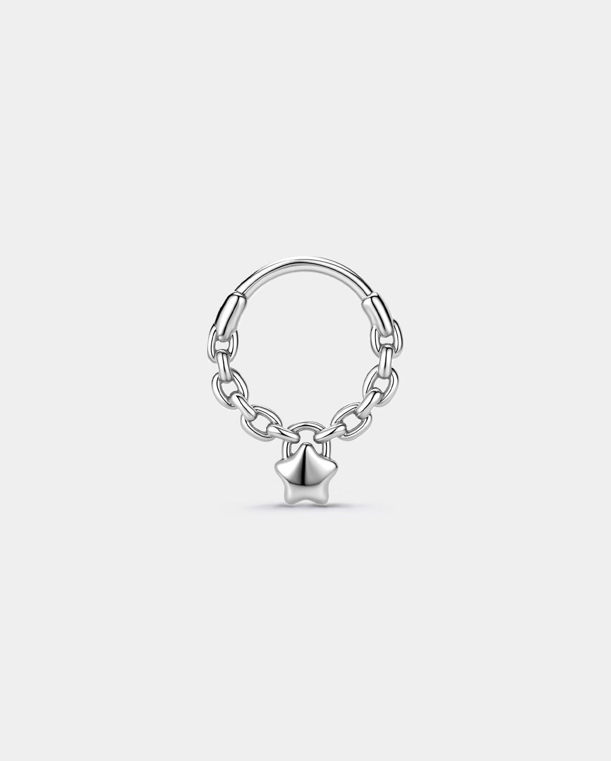 Star Lock Hinged Segment Septum Ring