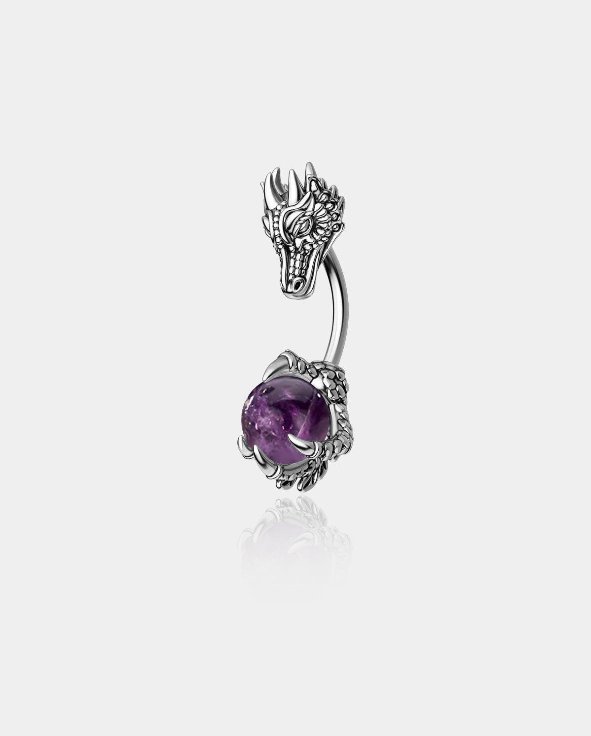Dragon Head Natural Stone Belly Ring