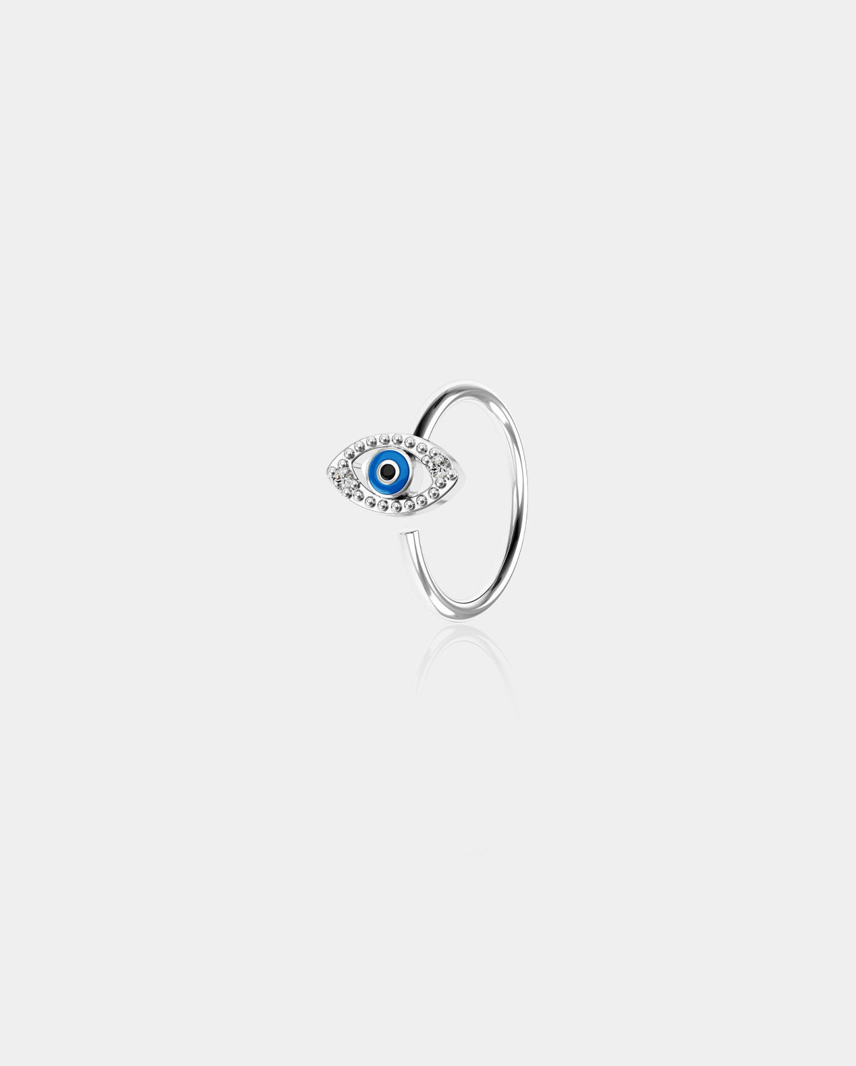 Evil Eye Seamless Nose Ring