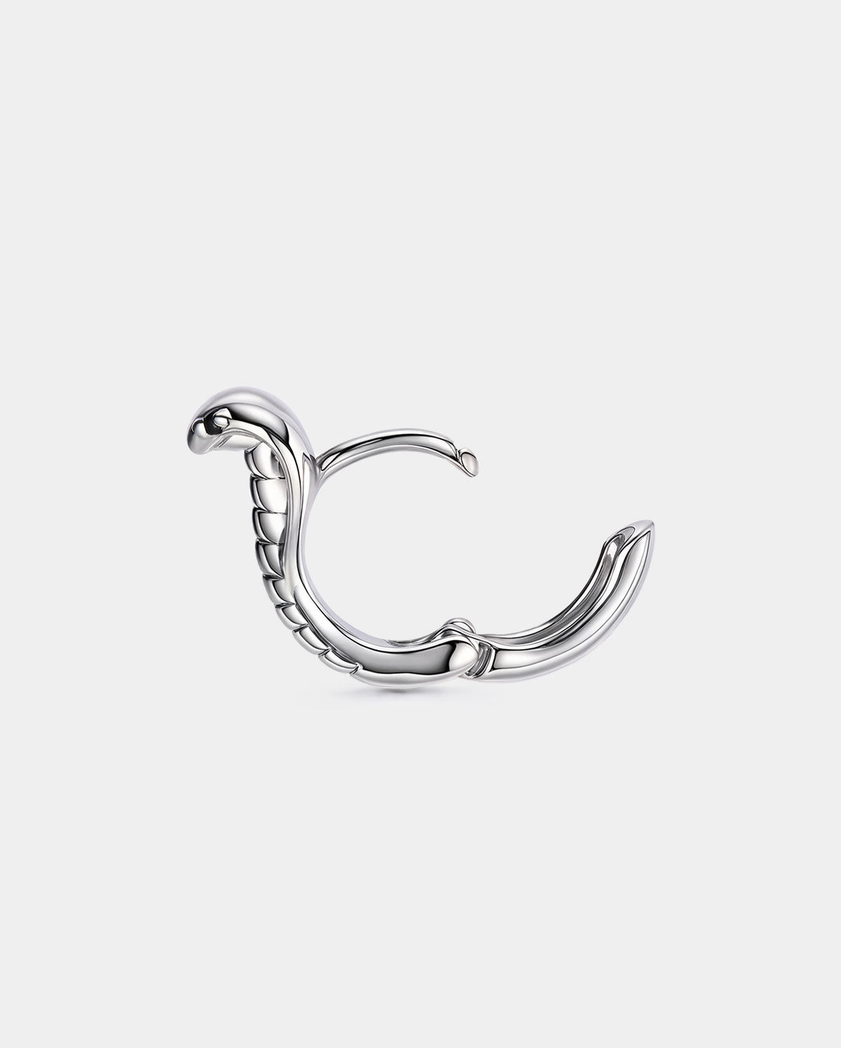 2PCS CZ Cobra Earrings