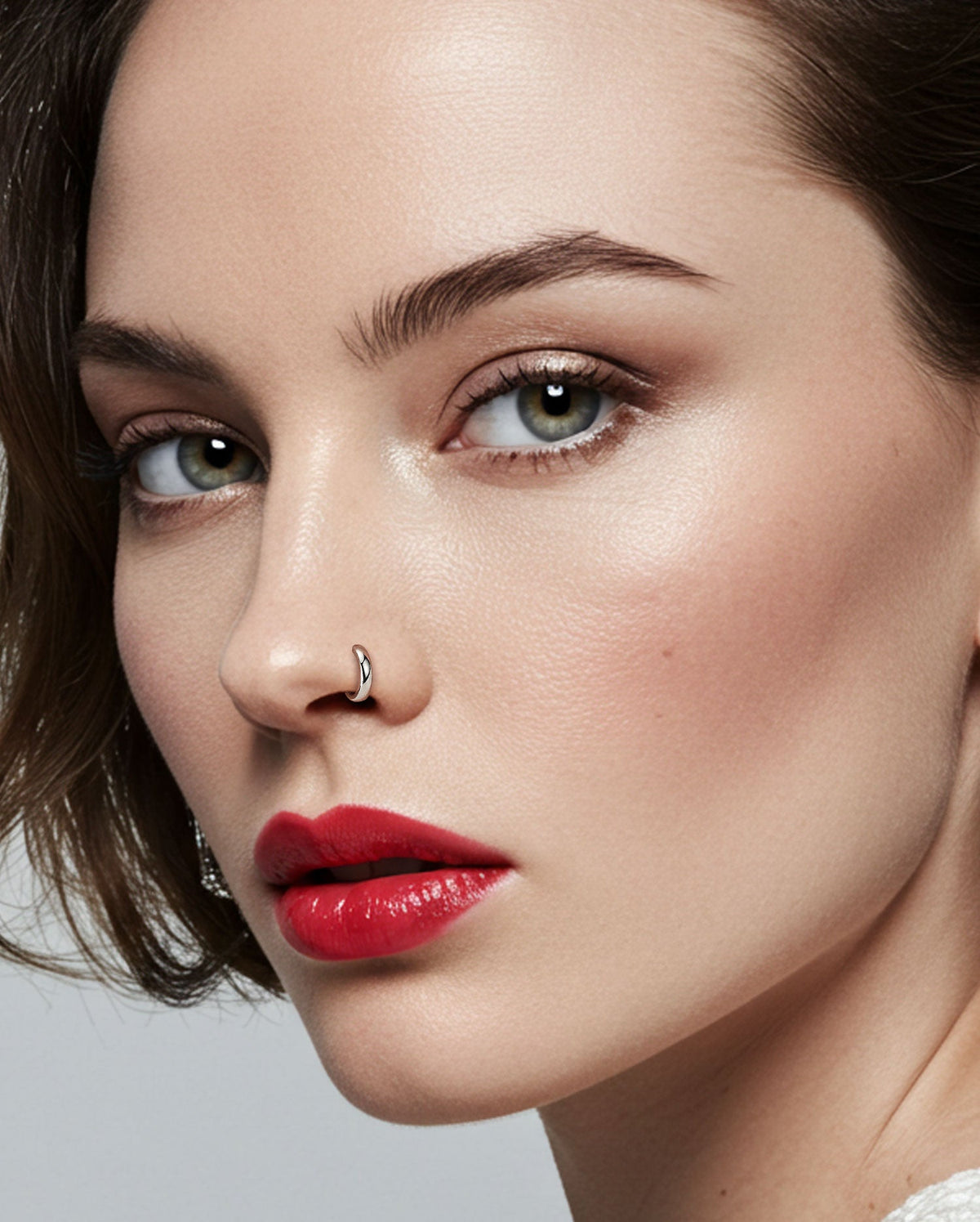 Smooth Thick Nose Hoop