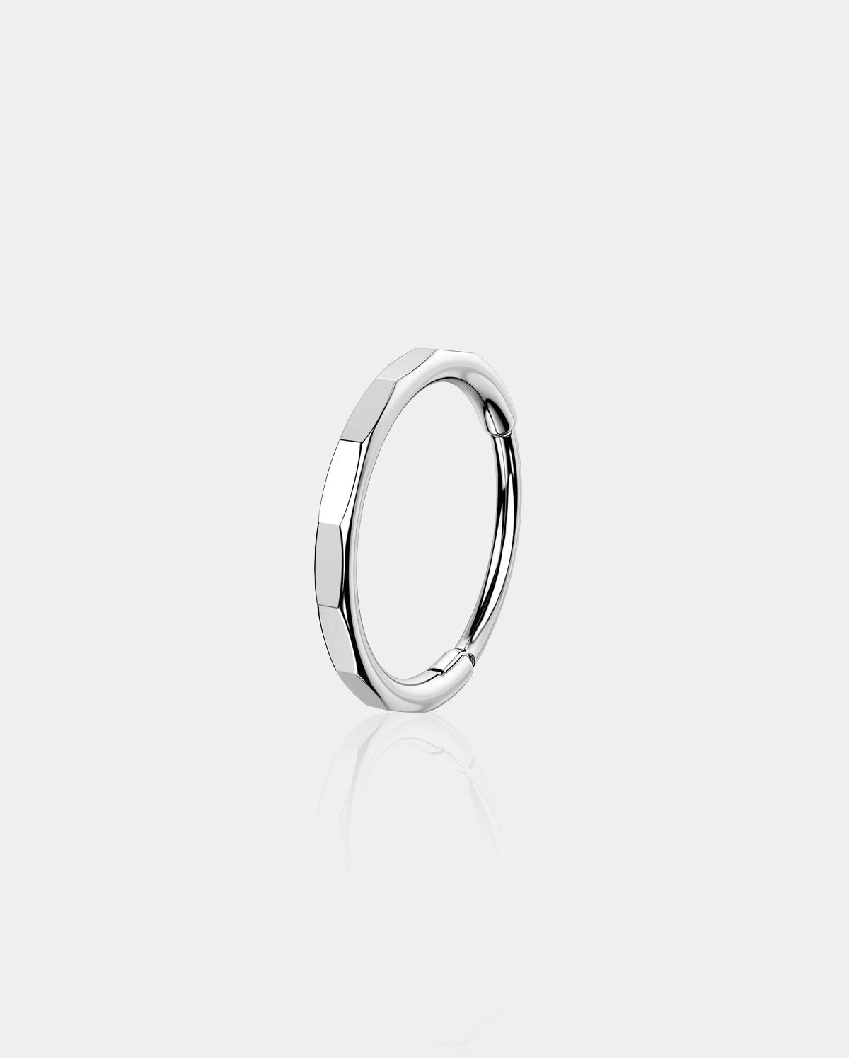 Rectangular Cut Segment Nose Ring