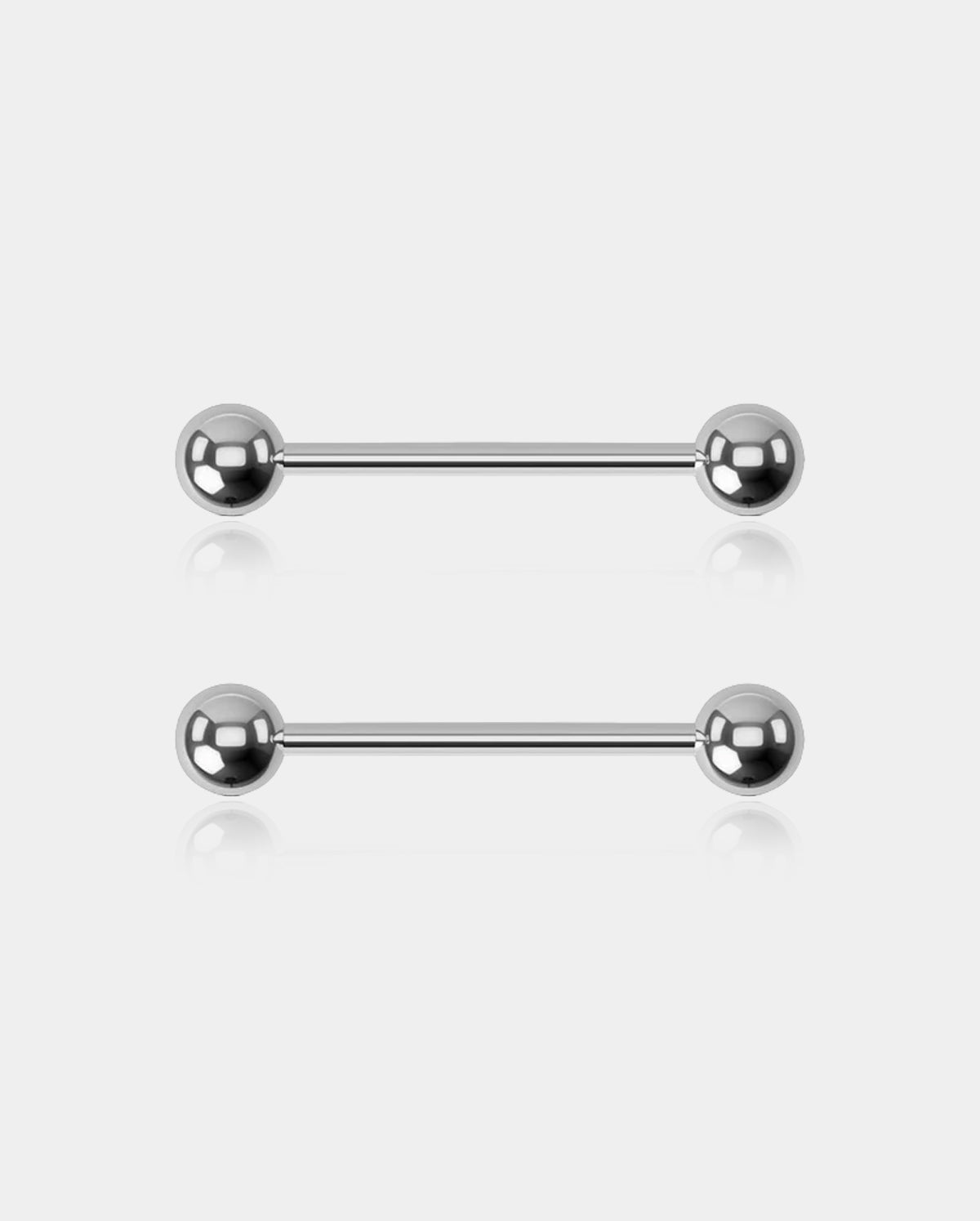 2PCS Titanium Nipple Rings