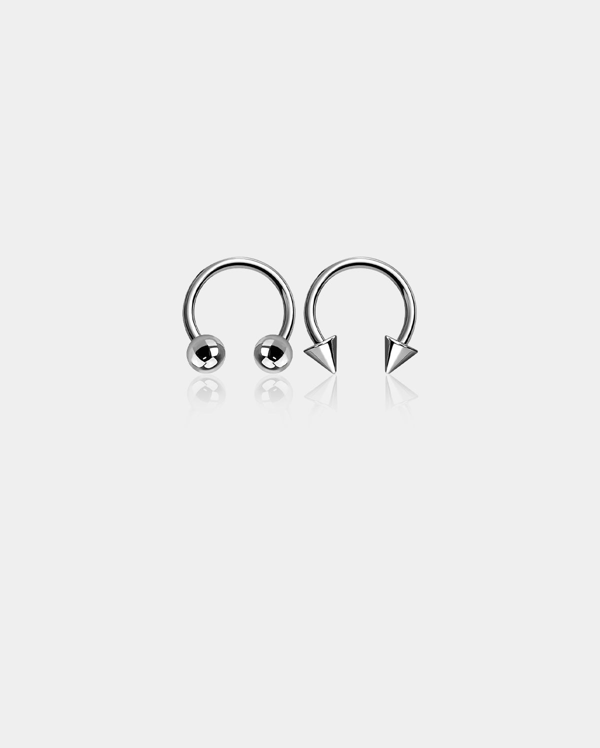 Titanium Horseshoe Septum Ring Pack