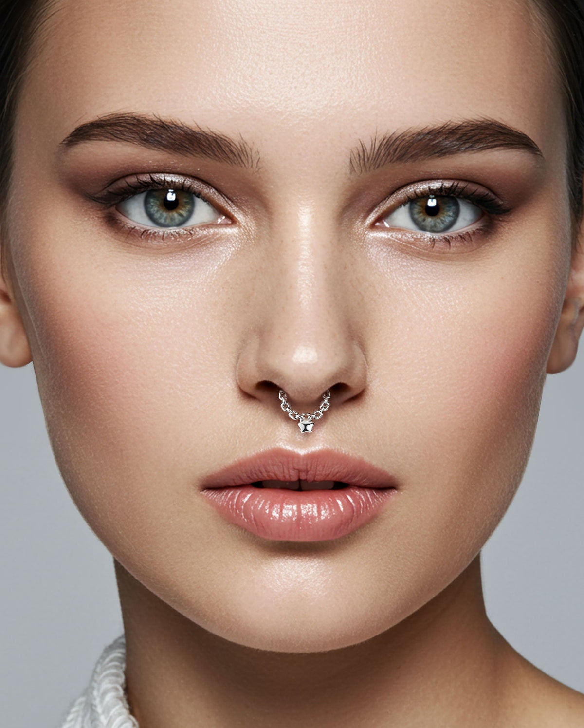 Star Lock Hinged Segment Septum Ring