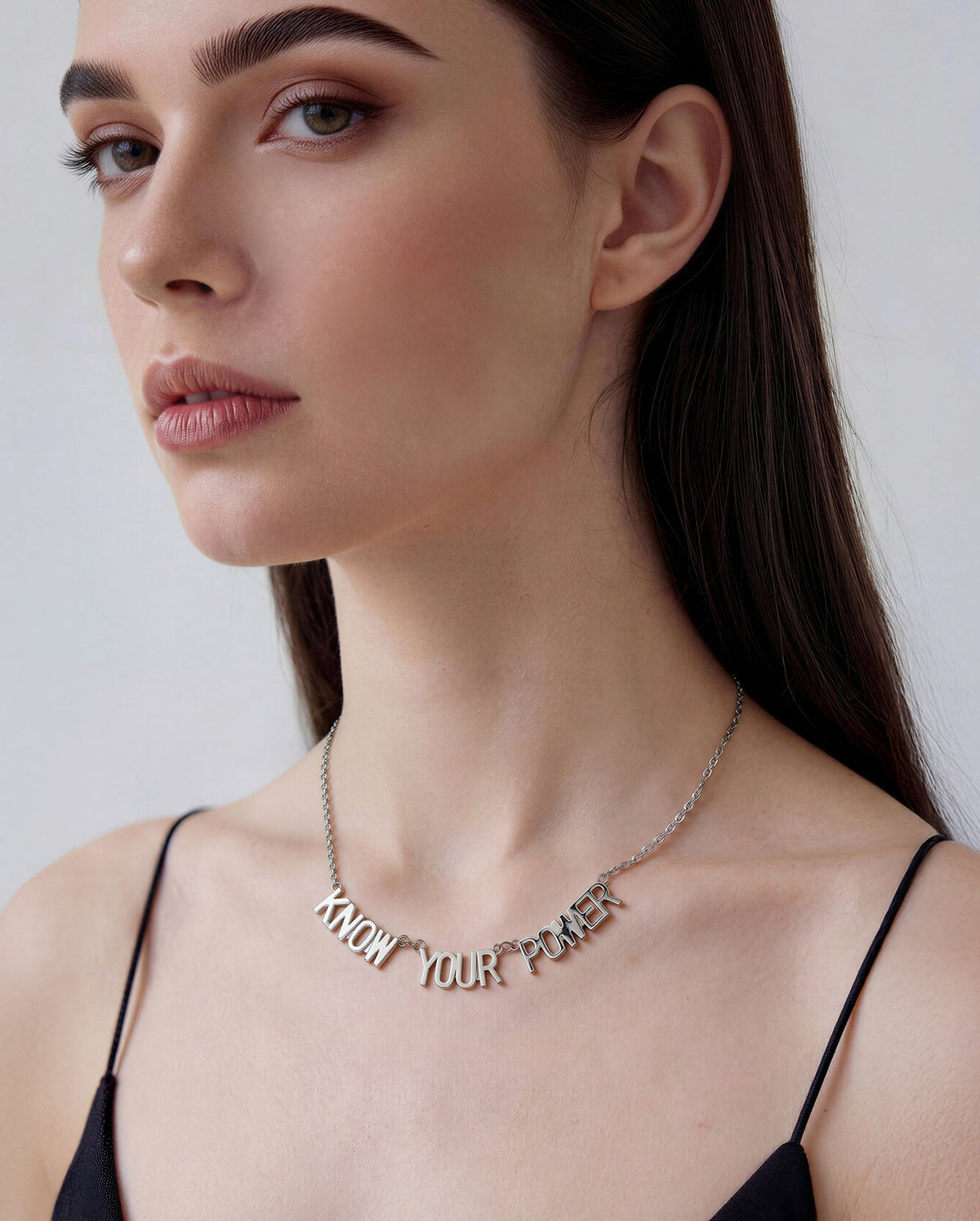 WICKED X OUFER “Know Your Power” Letter Necklace
