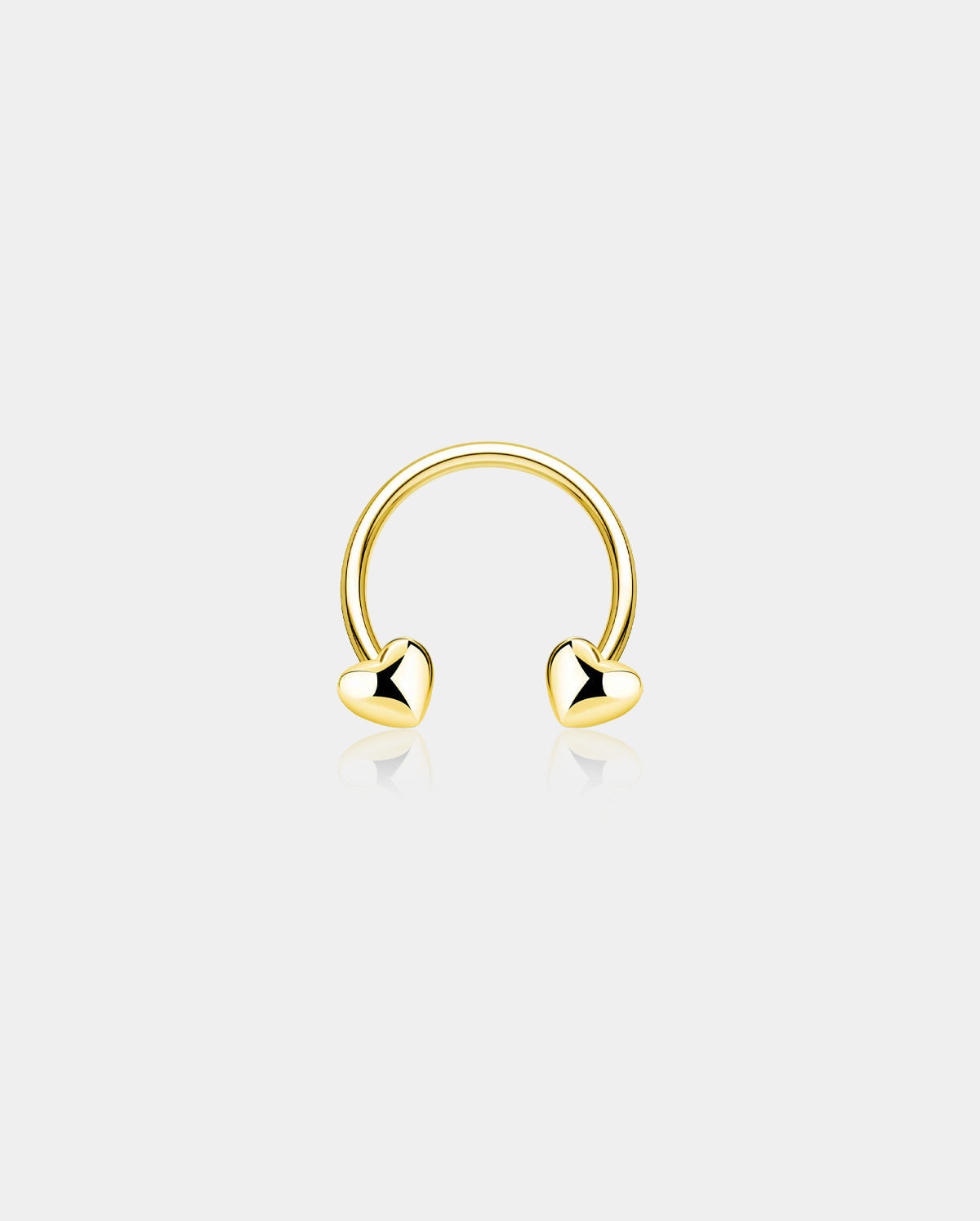 Heart Horseshoe Septum Ring