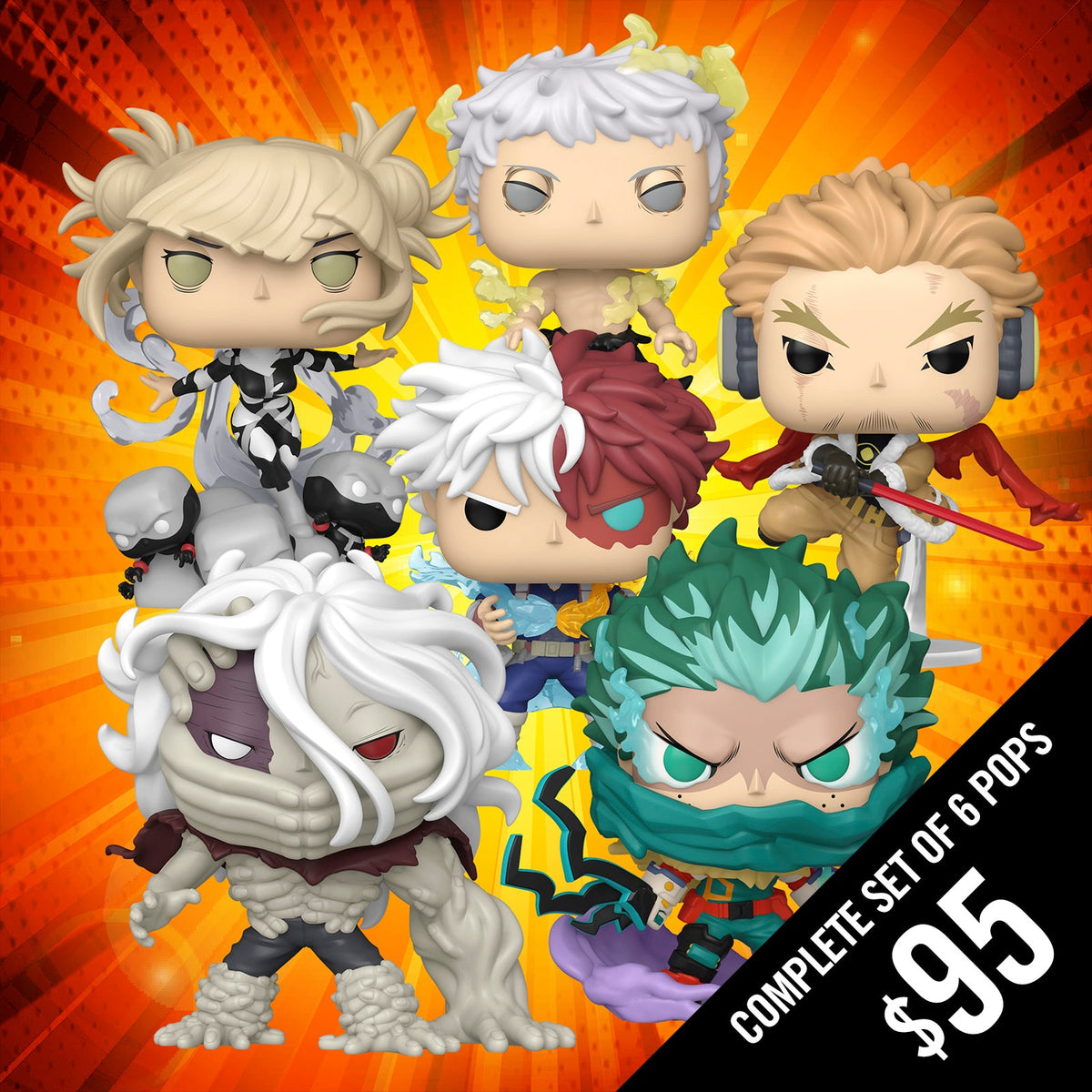 Pre-Order: Funko Pop! My Hero Academia S15: Super Bundle of 6 pops