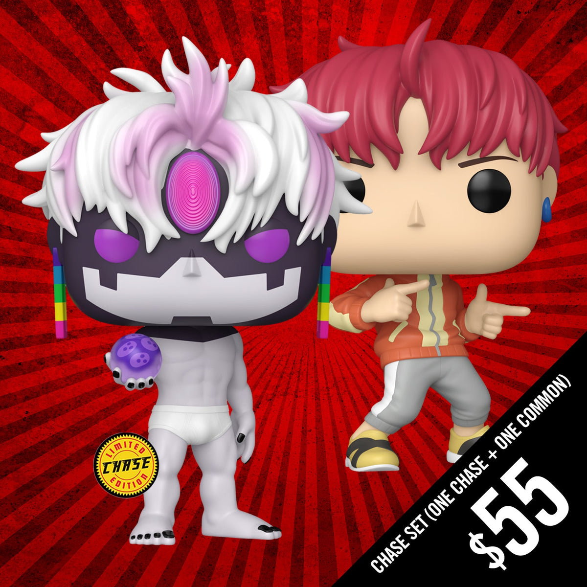 Pre-Order: Funko Pop! DanDaDan S2 : JiJi (Evil Eye) #2368 (Chase + Common)