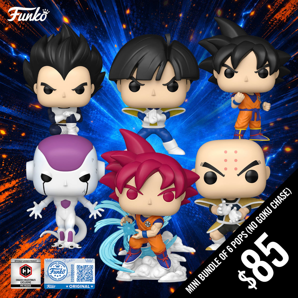Pre-Order: Funko Pop! Dragon Ball (Mini Bundle - No Chase Goku)