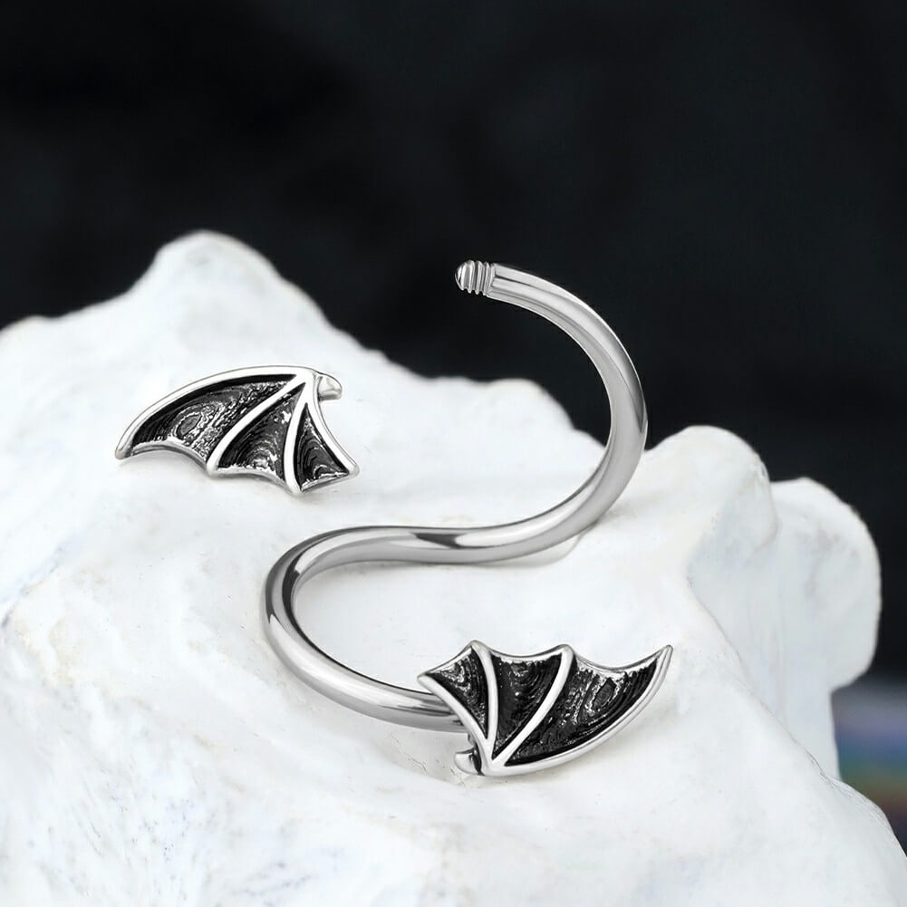 S-Shaped Bat Wing Cartilage Ring