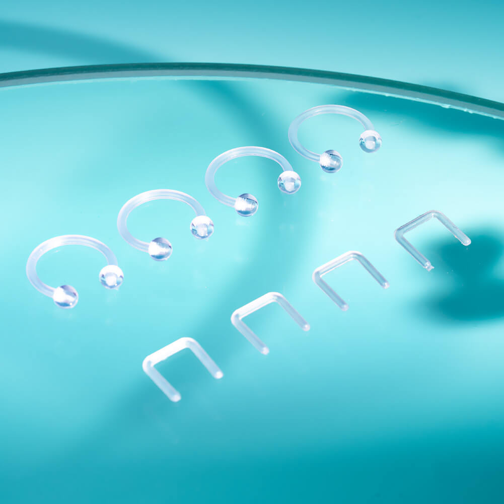 8PCS Acrylic Septum Retainers Set