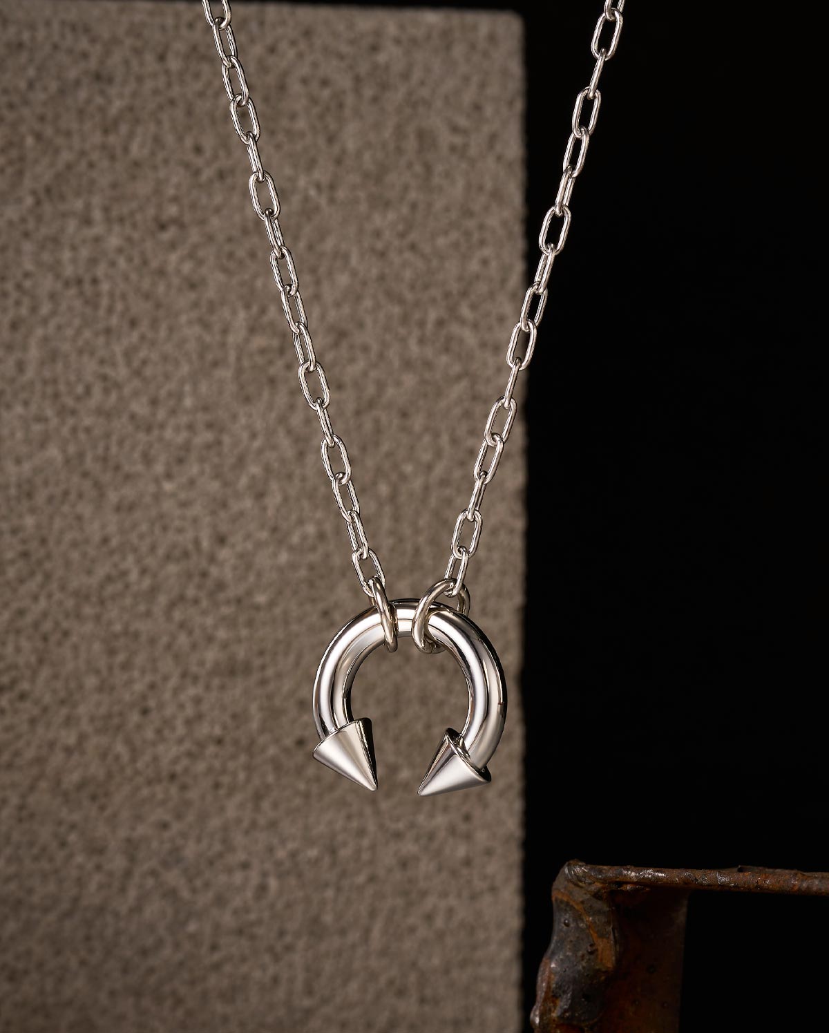 Spike CBR Pendant Necklace