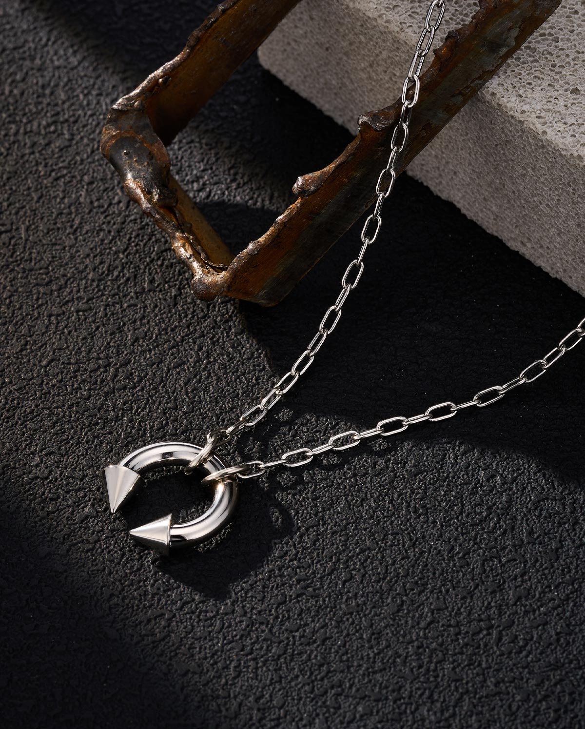 Spike CBR Pendant Necklace