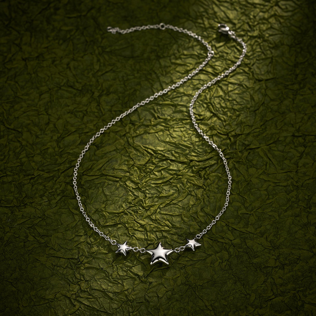Bubble Chunky Stars Necklace（Gift Packing Available）