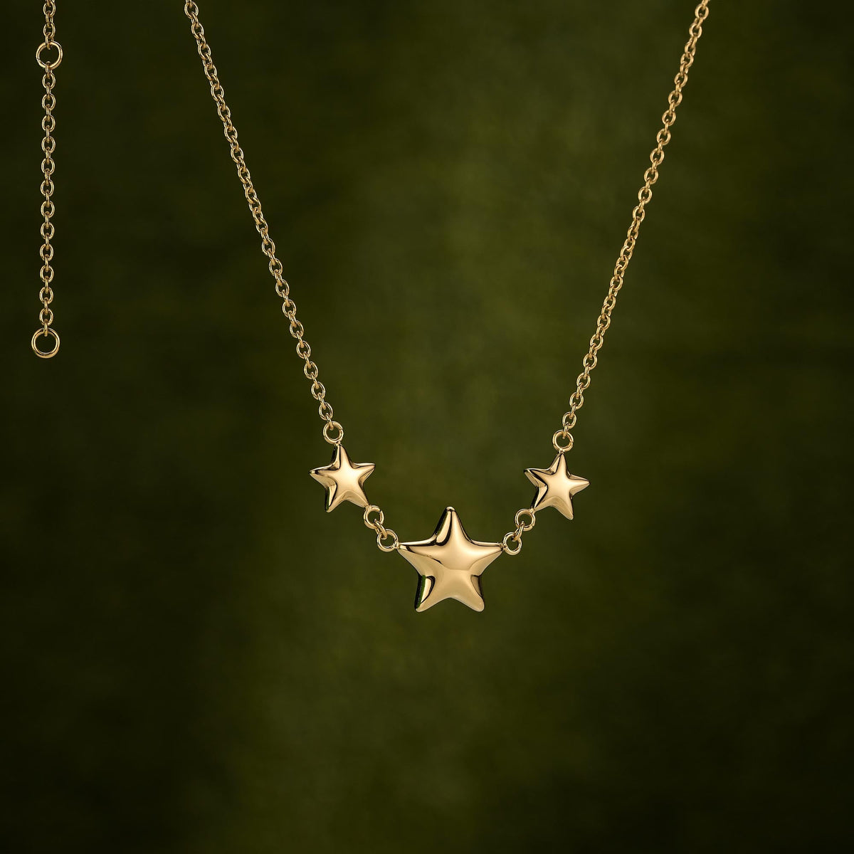 Bubble Chunky Stars Necklace（Gift Packing Available）