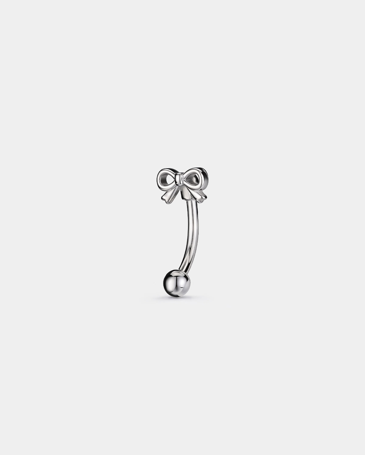 Minimal Bow Eyebrow Stud