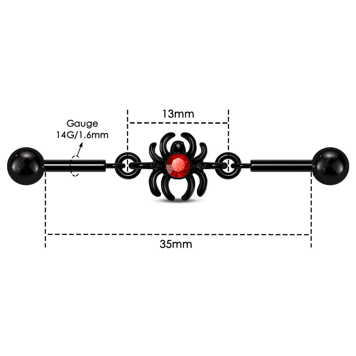 Spider Industrial Barbell