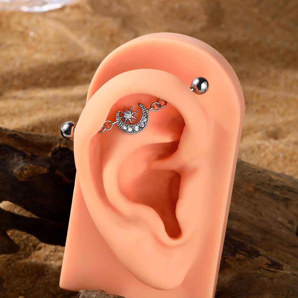 Moon and Sun Industrial Barbell
