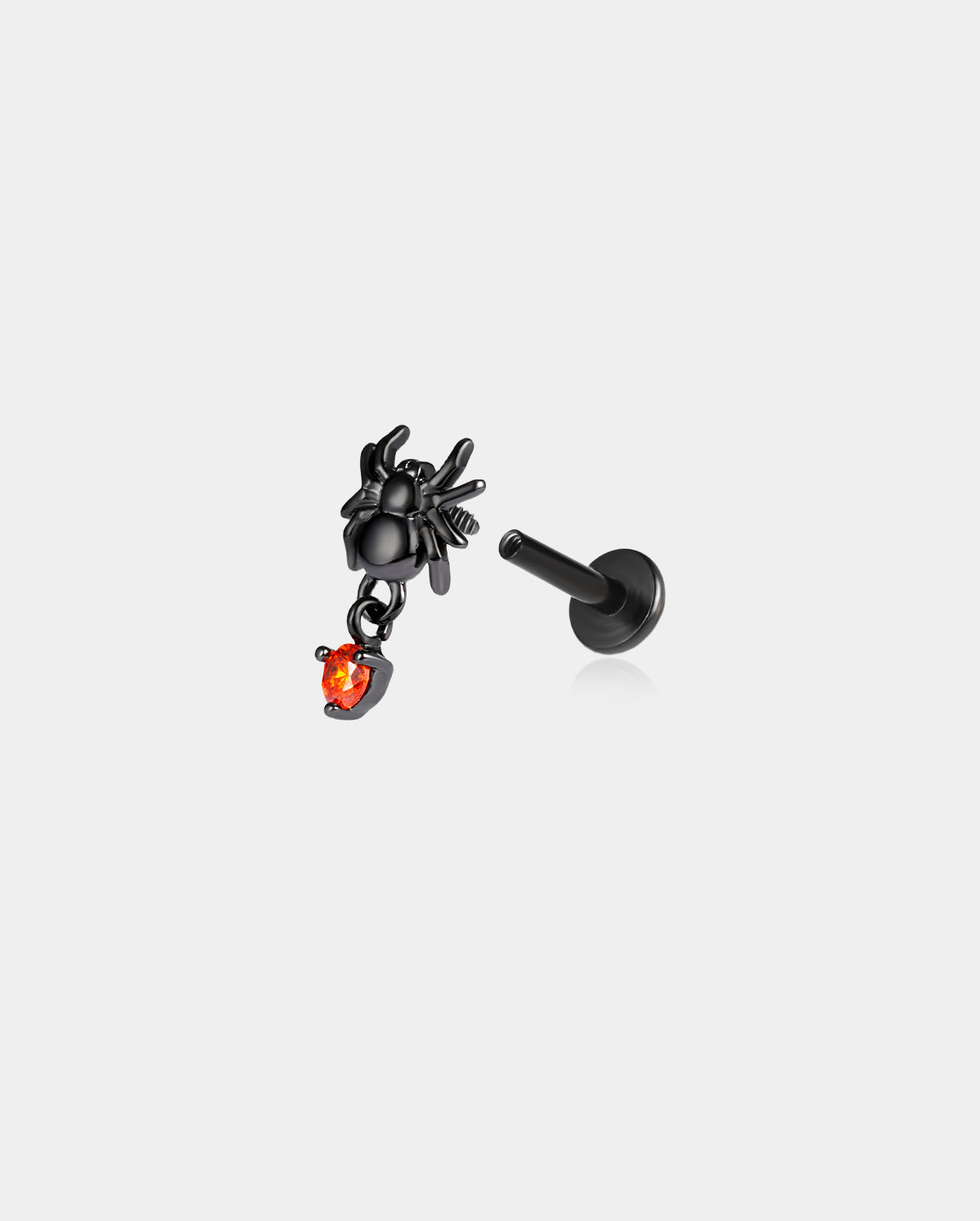 3PCS Spider Moon Bat Internally Threaded Helix Stud