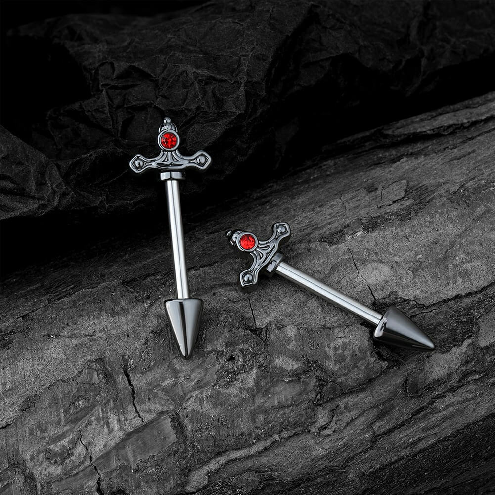 Dagger Nipple Barbell Pair