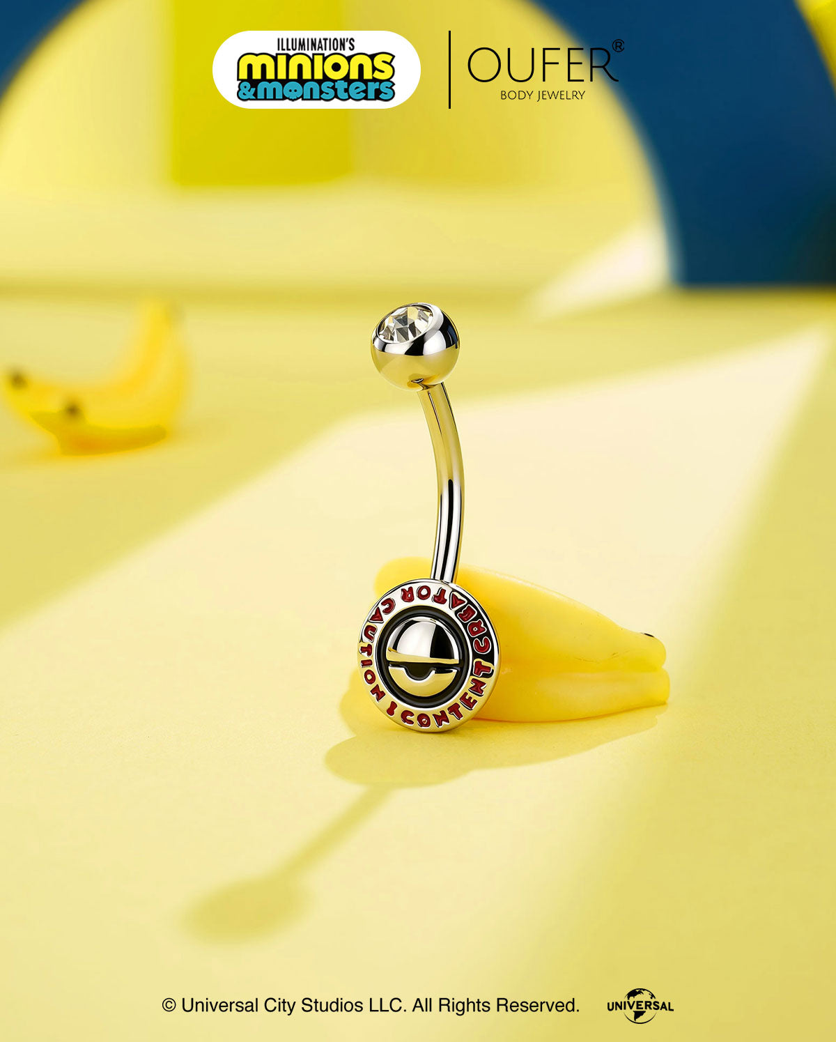 MINIONS × OUFER Content Creator Belly Ring