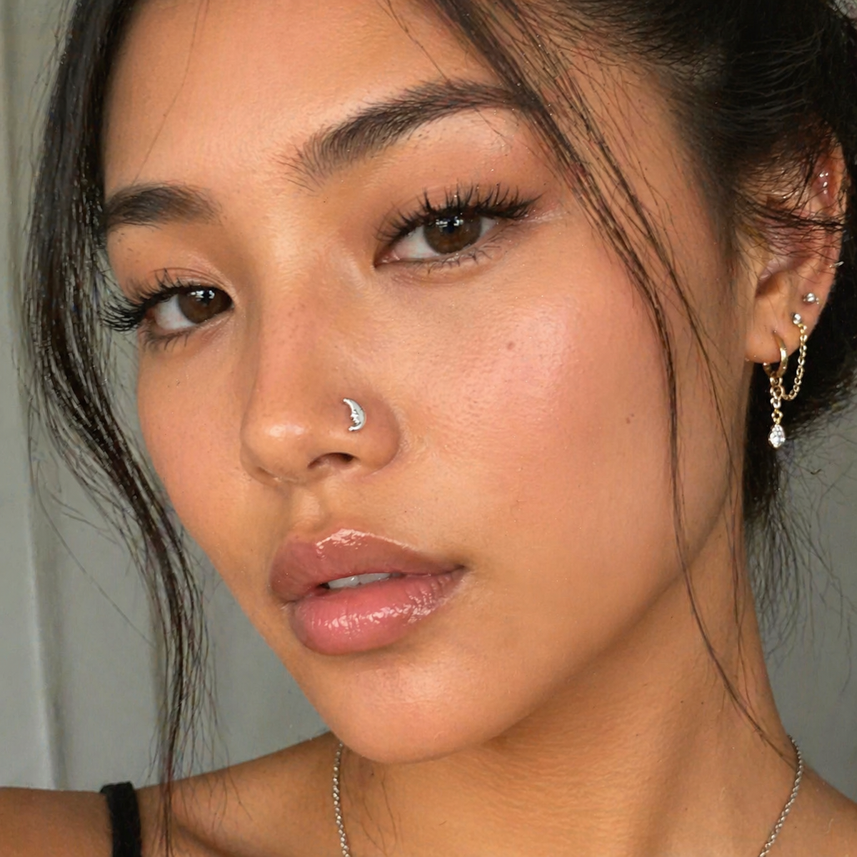 3PCS Sun Star Moon Nose Stud Set